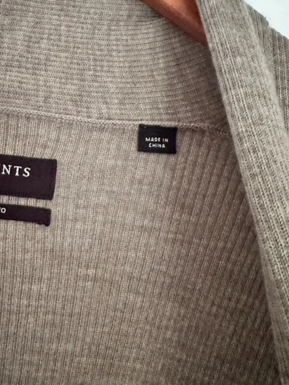 All Saints Merino Wool Slim Fit Cardigan Size L